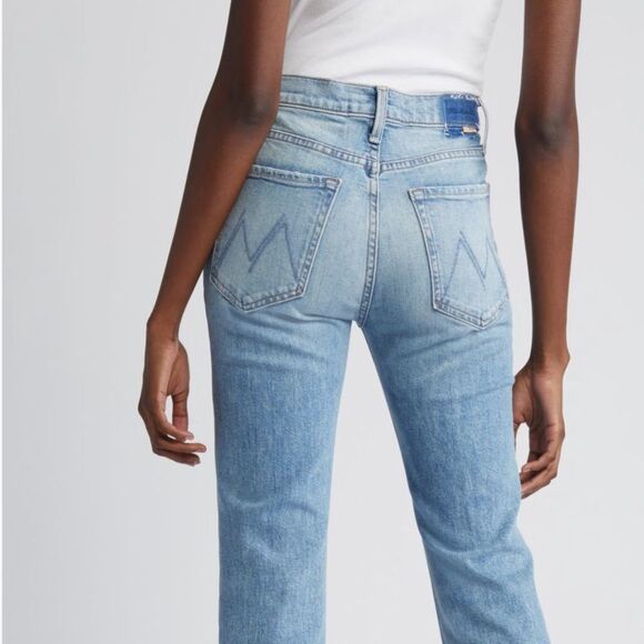 MOTHER The Hustler Ankle - Left in the dark Fray Size 25 $288 - Picture 4 of 9